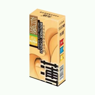 10 peças/caixa Condomínios ultrafinos da UE Proteção segura possibilitada com borracha natural