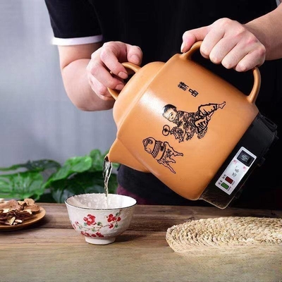 5 anos de vida útil Sopa de ginseng, panela com cortes de energia totalmente automáticos e ervas chinesas
