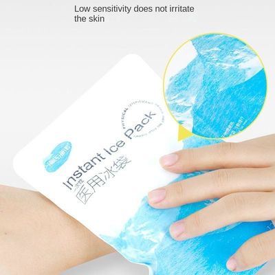 Produtos de emergência de resfriamento rápido Embalagem de gelo instantâneo descartável com esmagamento do saco interno