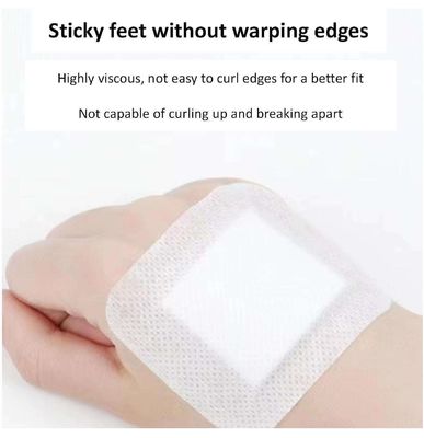 Pacote de curativos para feridas de infravermelho distante com pads de alta absorção e design auto-aderente não tecido