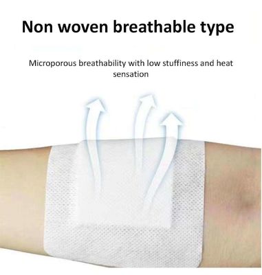 Pacote de curativos para feridas de infravermelho distante com pads de alta absorção e design auto-aderente não tecido