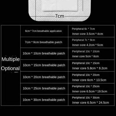 Shunt de hidrocéfalo médico 100% de algodão macio para curativo de feridas de classe II