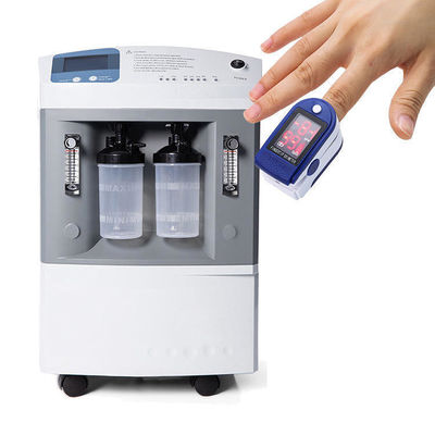 Máquina de oxigénio de duplo fluxo Atomização doméstica Gerador de oxigénio médico de 10 litros