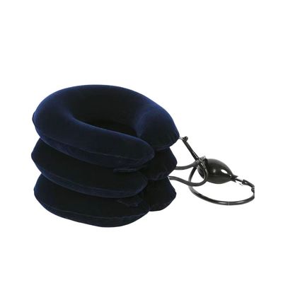 Dispositivo de tração cervical ajustável de veludo completo para centro de reabilitação