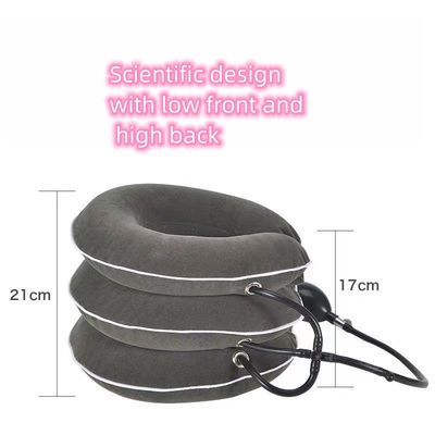 Dispositivo de tração cervical ajustável de veludo completo para centro de reabilitação