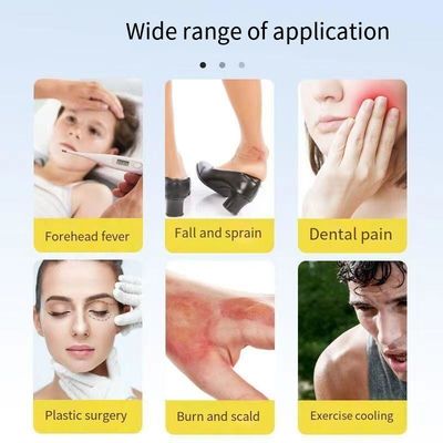 Embalagem de gelo de gel de terapia de compressão a frio e quente reutilizável para lesões