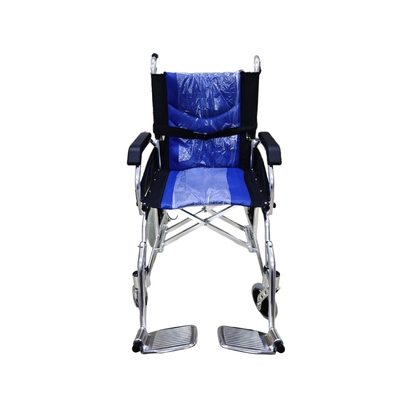 Cadeira de rodas médica dobrável conveniente e portátil para pessoas com deficiência Capacidade de carga 120 kg