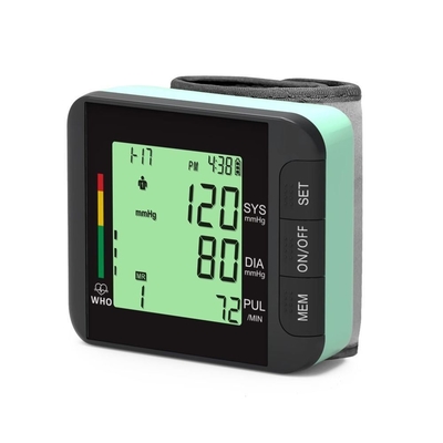 Monitor de pressão arterial digital de pulso Tipo de projeto de plástico para uso médico Sem luz de fundo