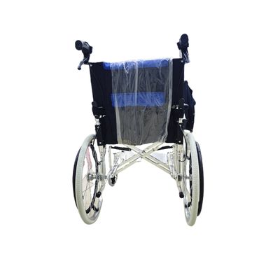 Cadeira de rodas de aço dobrável manual multifuncional 79*28*73cm 12,7kg Design fácil de usar