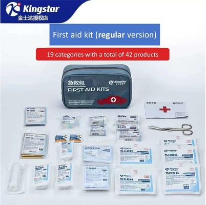Kit de primeiros socorros de emergência com duas alças Saco médico portátil de viagem de carro