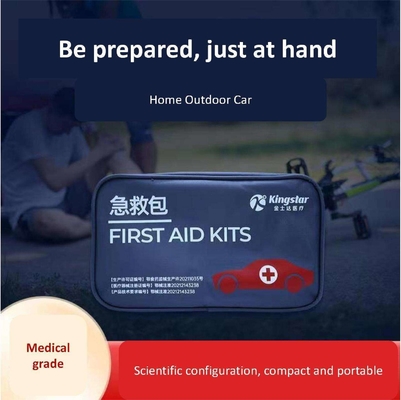 Kit de primeiros socorros de emergência com duas alças Saco médico portátil de viagem de carro