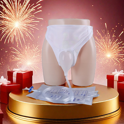 Cateteres urinários externos personalizados Saco de urina portátil de luxo 2000 ml para uso médico