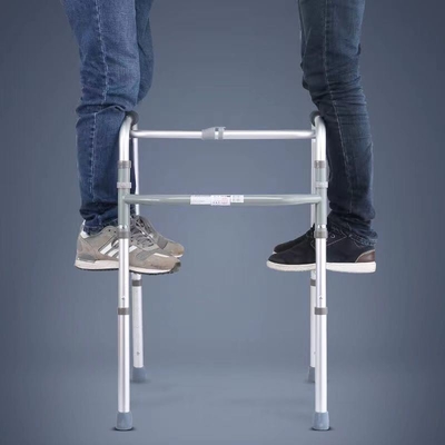 Estrutura de pé para idosos 8 engrenagens Altitude ajustável sem rodas Necessário