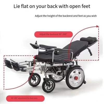 Scooter automático de encosto alto com reclinação completa e excelente mecanismo de dobragem