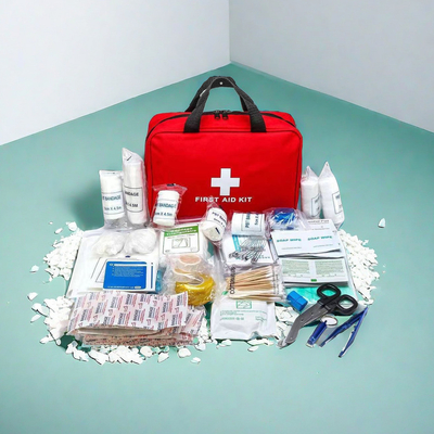 Kit de primeiros socorros de emergência portátil Profissional 25 peças Set 26cm*18cm*8cm Especificações