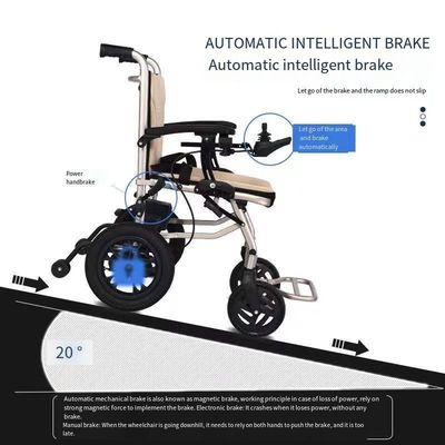 Sport Car Style Abrir e fechar braço cadeira de rodas elétrica com desempenho dobrável
