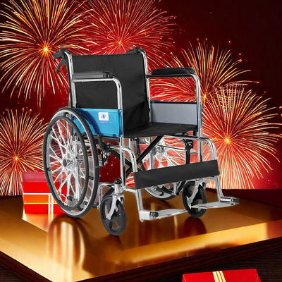 Cadeira de rodas profissional para idosos do hospital manual e portátil