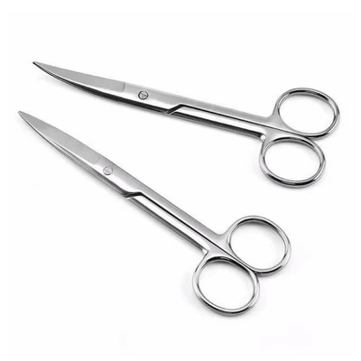 CE Instrumentos cirúrgicos de aço inoxidável Máquinas de dissecação de tesouras de longo prazo