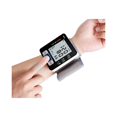 Pressômetro digital de pulso Bp Monitor com alimentação 2 No. 7 baterias