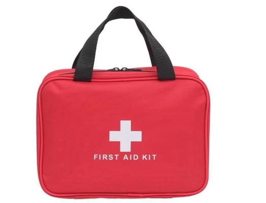 25 peças equipamento de cuidados de saúde em casa kit de primeiros socorros vermelho com tipo de desinfecção Eo