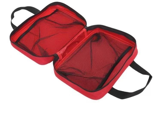 25 peças equipamento de cuidados de saúde em casa kit de primeiros socorros vermelho com tipo de desinfecção Eo