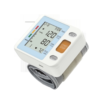 Monitor de pressão arterial de pulso portátil ativado por voz com certificação GB15979-2002