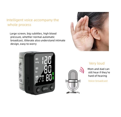 W501 Digital Manual Sphygm Automático Relógio Pulso Pressão arterial Monitor para médico