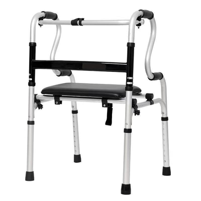 18/0kg Quadro de caminhada dobrável portador de carga para treino e reabilitação dos membros inferiores