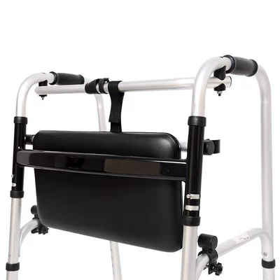 18/0kg Quadro de caminhada dobrável portador de carga para treino e reabilitação dos membros inferiores