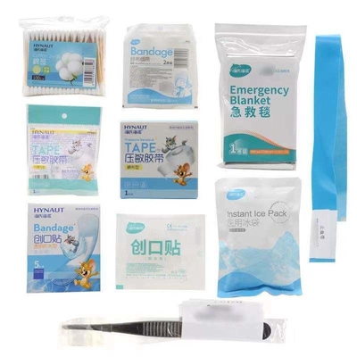 Kit de primeiros socorros de emergência portátil impermeável de 156 peças, certificado CE