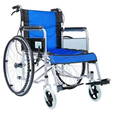 2024 Design Best Seller cadeira de rodas dobrável padrão com almofada de tecido respirável