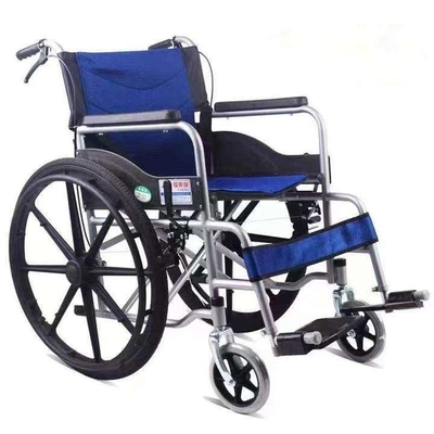 2024 Design Best Seller cadeira de rodas dobrável padrão com almofada de tecido respirável