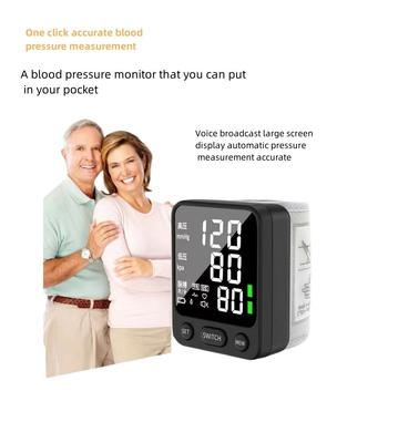 GB/T18830-2009 Padrão W501 Medidor de pressão arterial digital de pulso para fácil monitorização