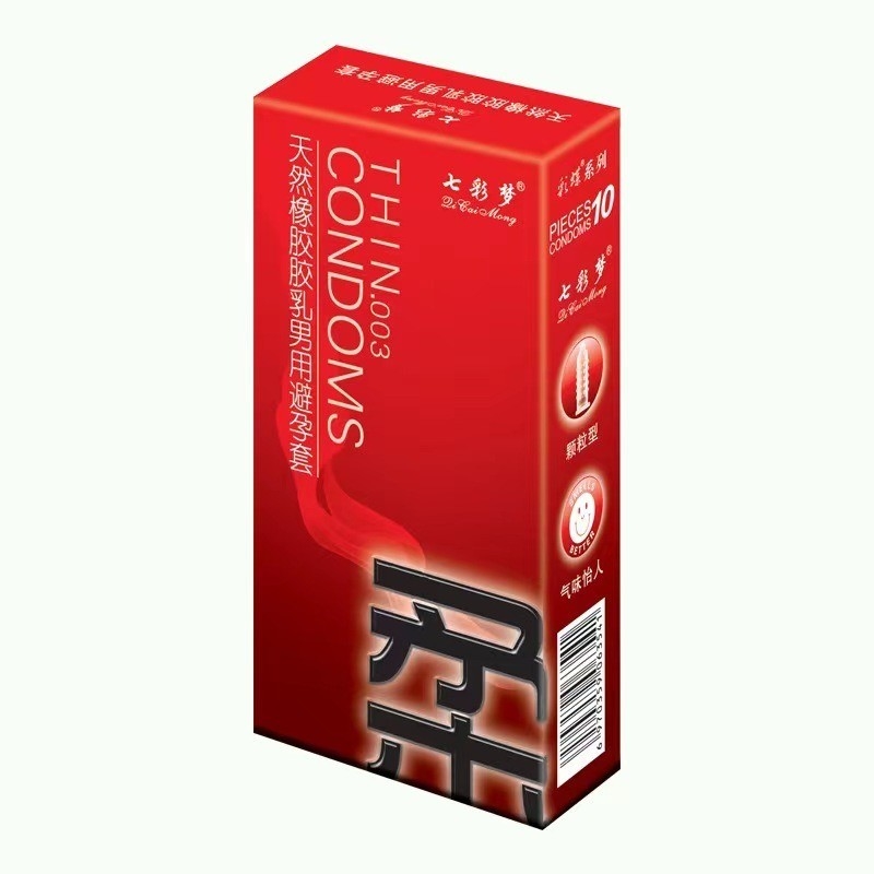 Materiais de borracha natural Extra-seguro Latéx Condomínios descartáveis para proteção 10 peças/caixa