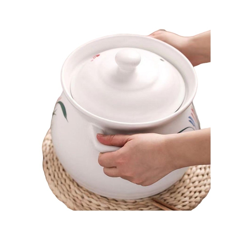Directo 3.3L Stoneware Health Medicine Pot Casserole Stew Pot Eco-friendly e durável