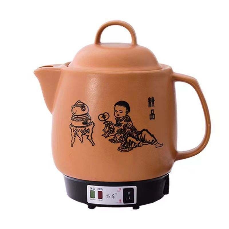 4.0L Potes de medicina tradicional chinesa feitos à mão perfeitos para decoração tradicional do lar