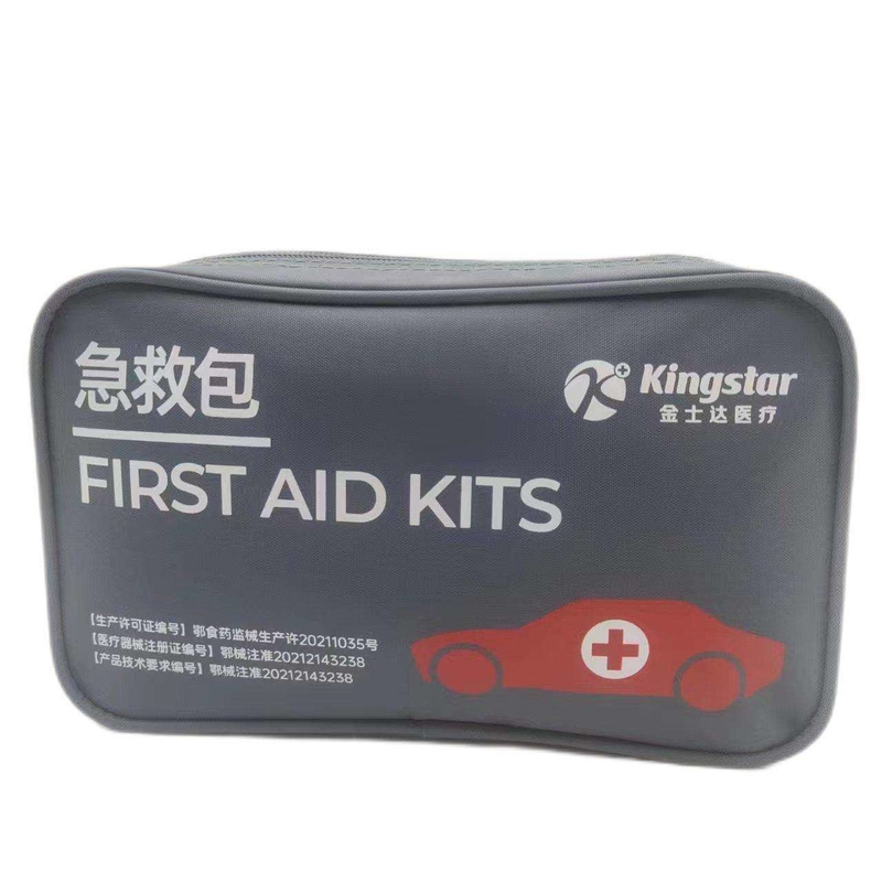 Kit de primeiros socorros de emergência com duas alças Saco médico portátil de viagem de carro