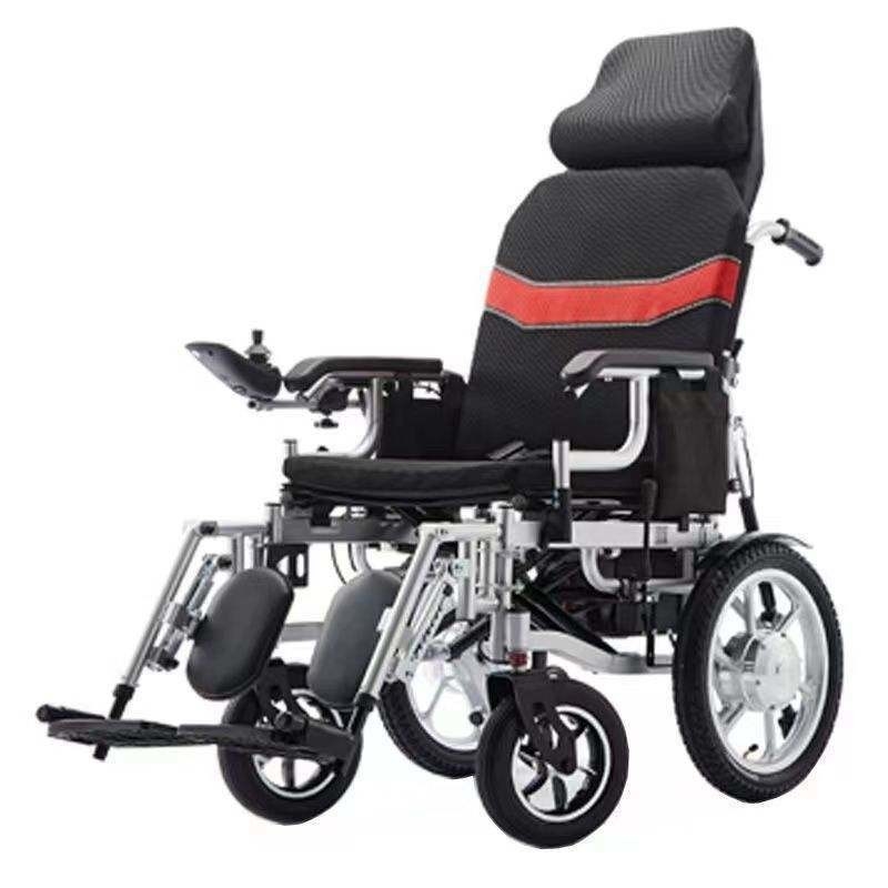 CE ISO 13485 Certificado 500W Motor Wheel Transfer Chair com Hammock Peso de carga 120kg