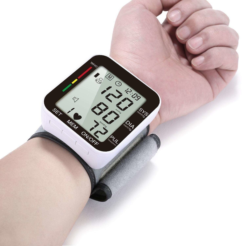 Pressômetro digital de pulso Bp Monitor com alimentação 2 No. 7 baterias